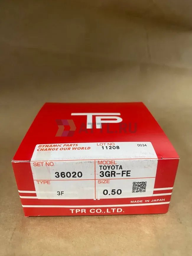 Поршневые кольца 3GR-FE фото 1