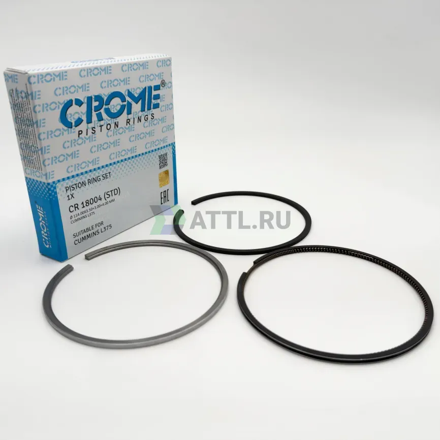 Комплект поршневых колец на 1 цил. STD QSL9 фото 1