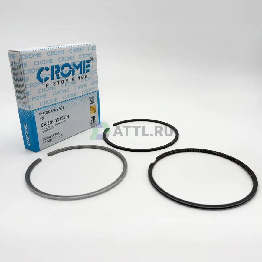 Комплект поршневых колец на 1 цил. STD 6C8.3,ISC,QSC фото 1