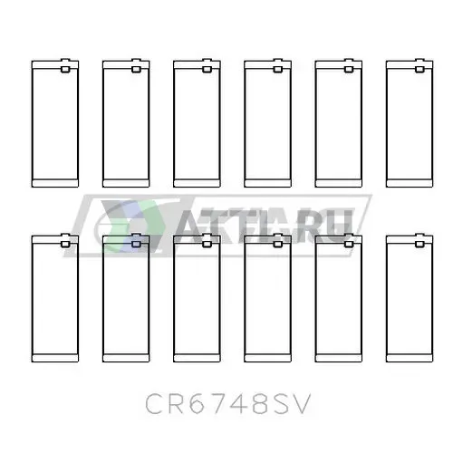 Вкладыши шатунные STD фото 2