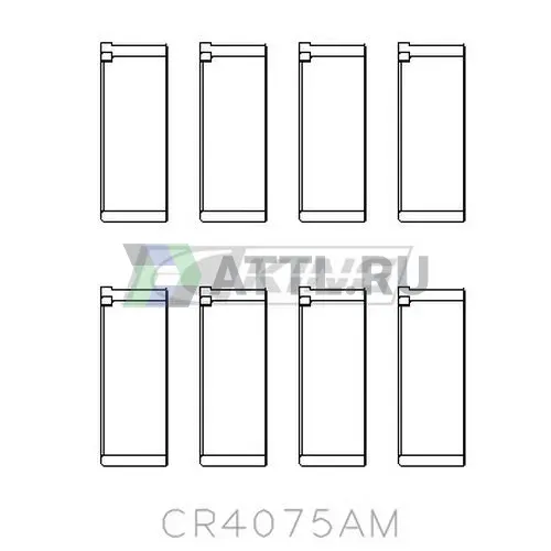 Вкладыши шатунные STD фото 2