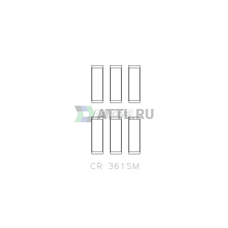 Вкладыши шатунные STD фото 2