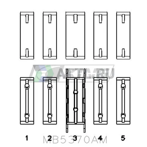 Вкладыши коренные STD фото 2