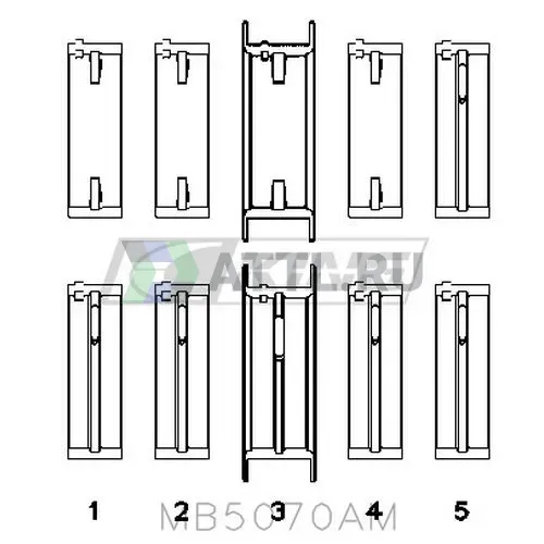 Вкладыши коренные STD фото 2