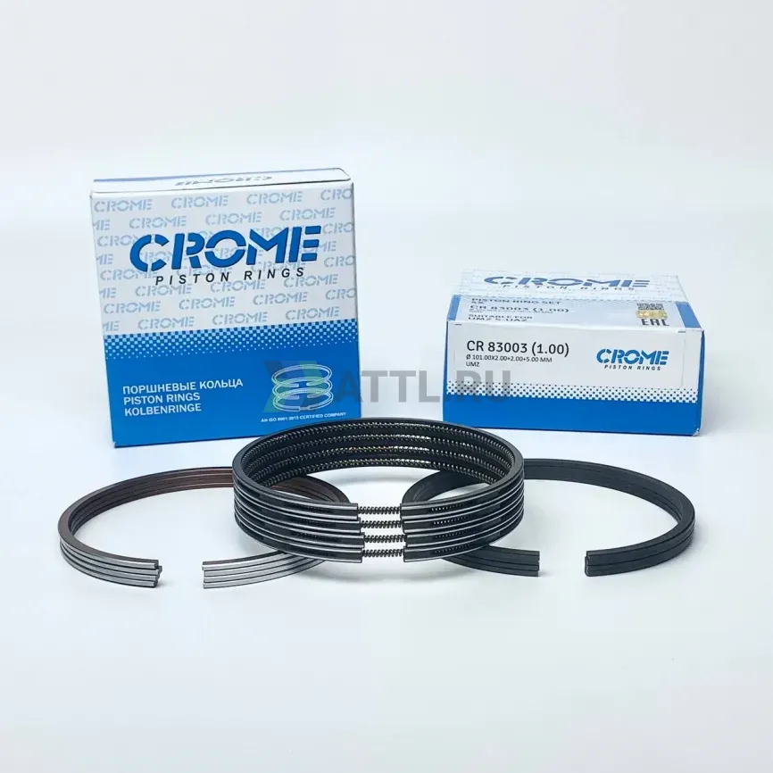 Комплект поршневых колец на 4 цил. +100 S-UAZ фото 1