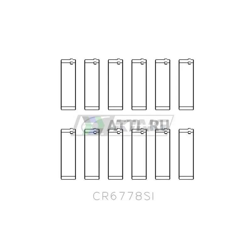 Вкладыши шатунные STD фото 2