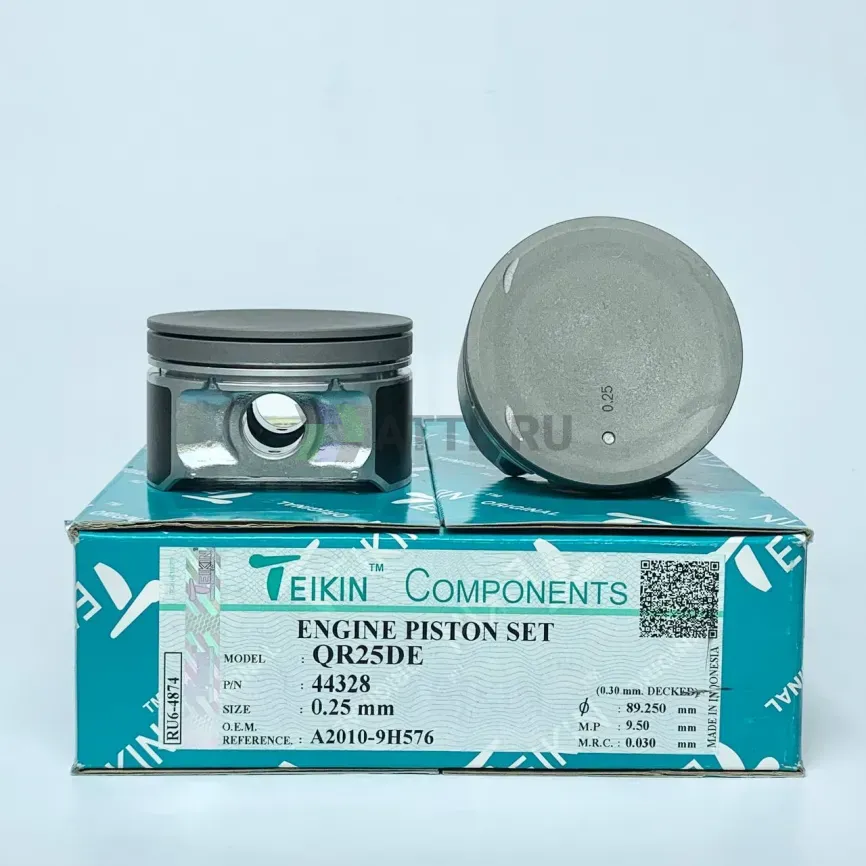 Комплект поршней QR25DE d89+0.25 1,2-1,2-2,5 фото 1