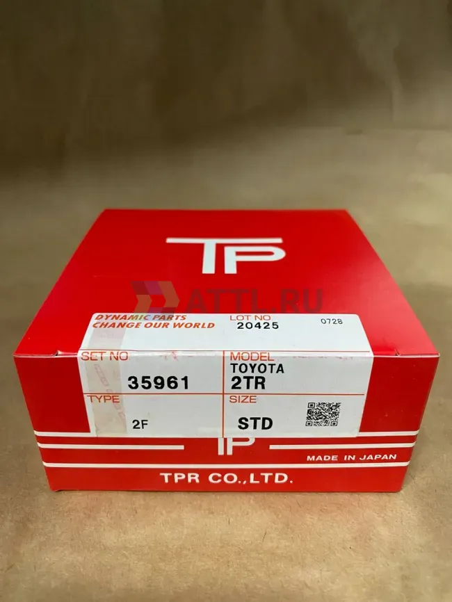 Поршневые кольца 2TR-FE фото 1