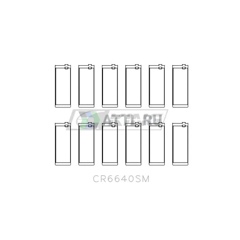 Вкладыши шатунные STD фото 2