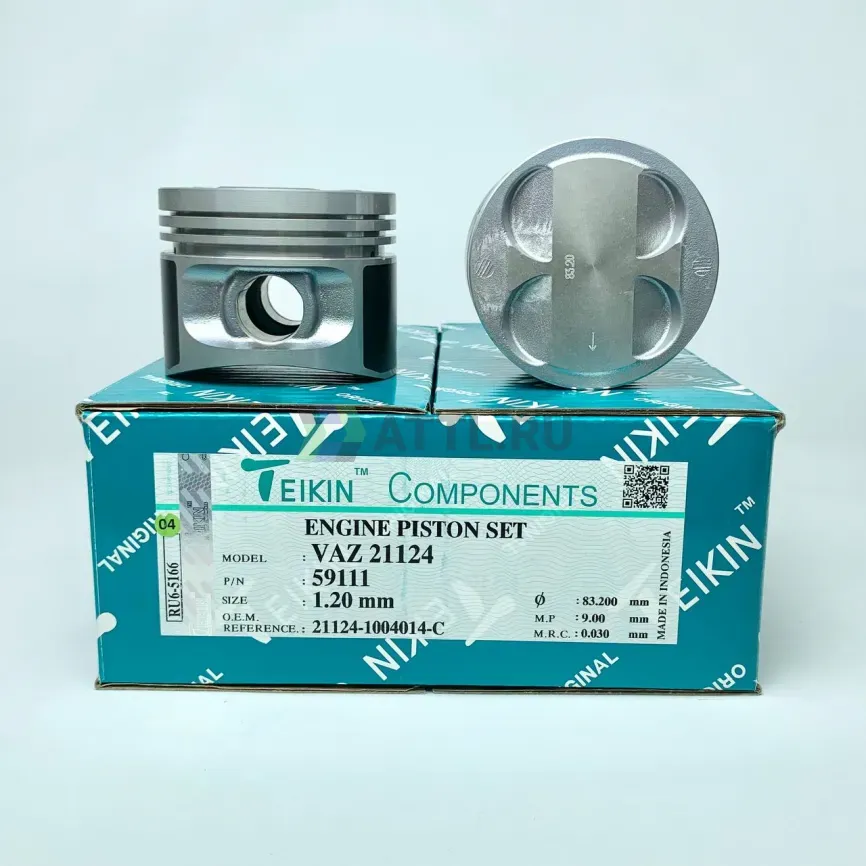 Комплект поршней +1.30 VAZ 21124 Ø83,2 фото 1