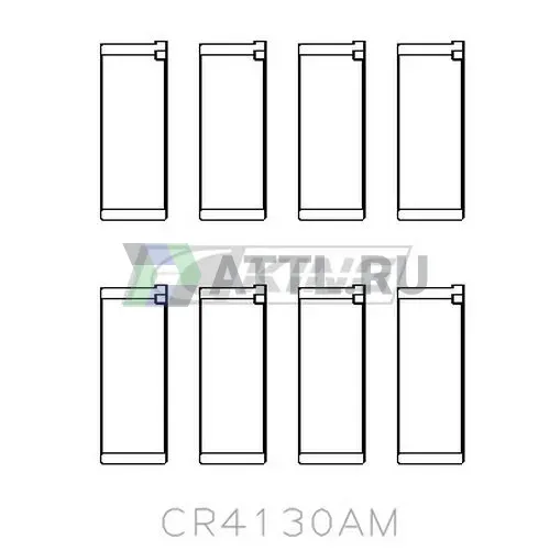 Вкладыши шатунные STD фото 2