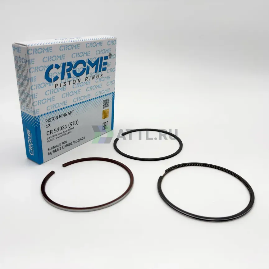 Комплект поршневых колец на 1 цил. STD OM602, OM661 фото 1