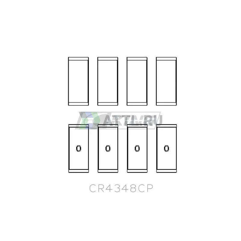 Вкладыши шатунные STD фото 2