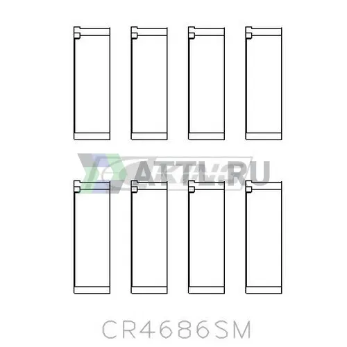 Вкладыши шатунные STD фото 2