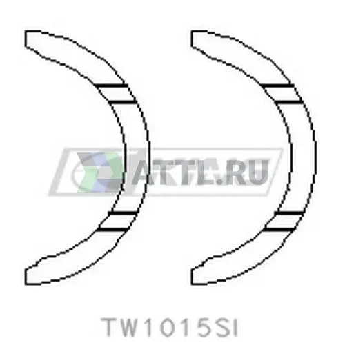 Полукольца коленвала упорные STD фото 2