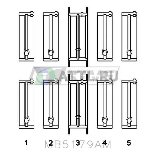 Вкладыши коренные STD фото 2