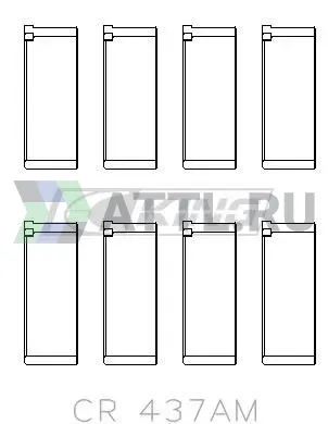 Вкладыши шатунные STD фото 2