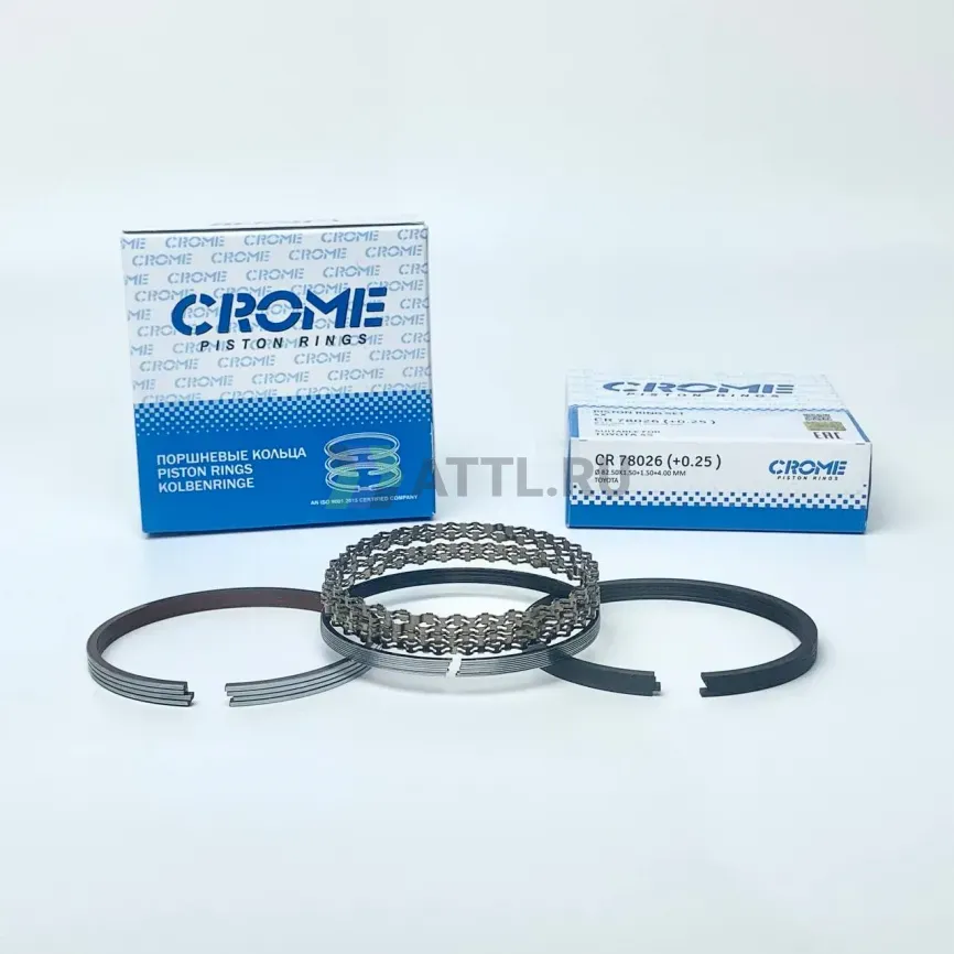 Комплект поршневых колец на 4 цил. +025 4S-FE фото 1