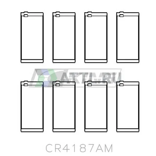 Вкладыши шатунные STD фото 2