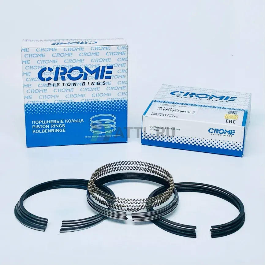 Комплект поршневых колец на 4 цил. +100 G4FC фото 1