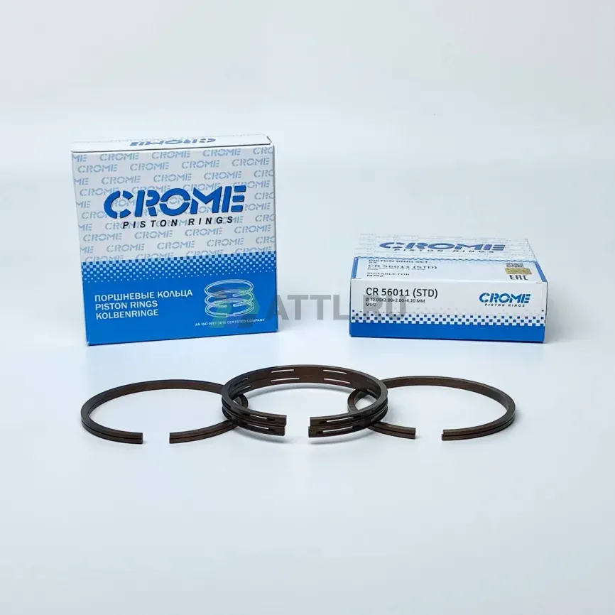 Поршневые кольца компрессора на 2 цил. STD MMZ фото 1