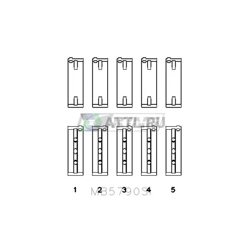 Вкладыши коренные STD фото 2