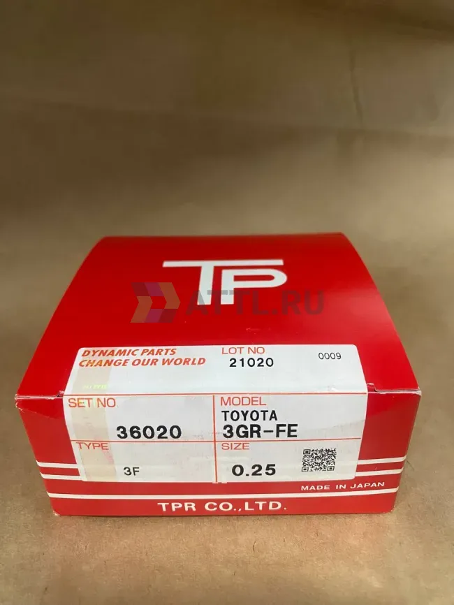 Поршневые кольца 3GR-FE фото 1