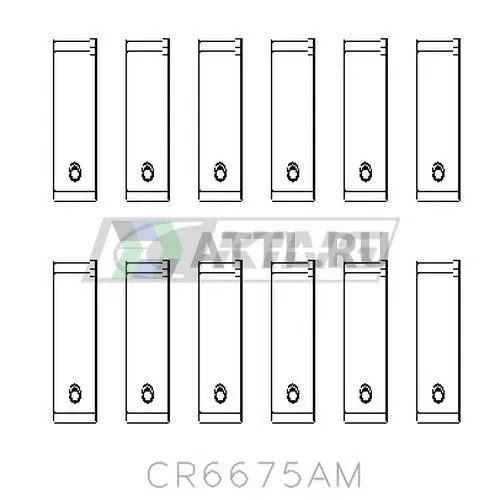 Вкладыши шатунные STD фото 2