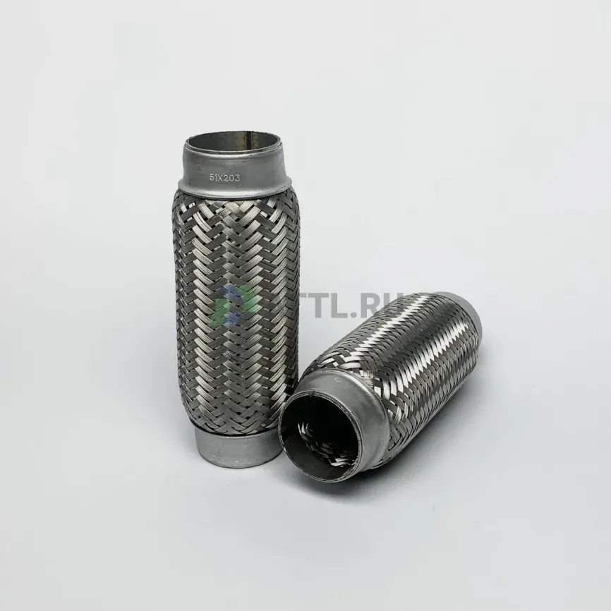 Гофра глушителя трехслойная 51*203 фото 1
