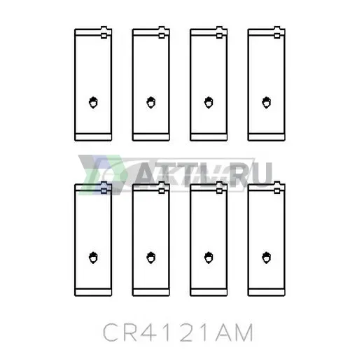 Вкладыши шатунные STD фото 2