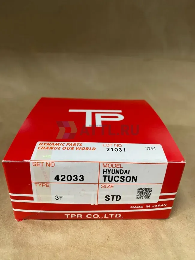 Поршневые кольца G4GC/G4GF (TUCSON) фото 1