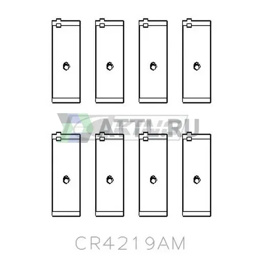 Вкладыши шатунные STD фото 2