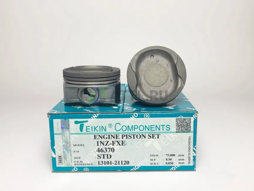 Комплект поршней 1NZ-FXE d75 STD 1-1,2-2 фото 1