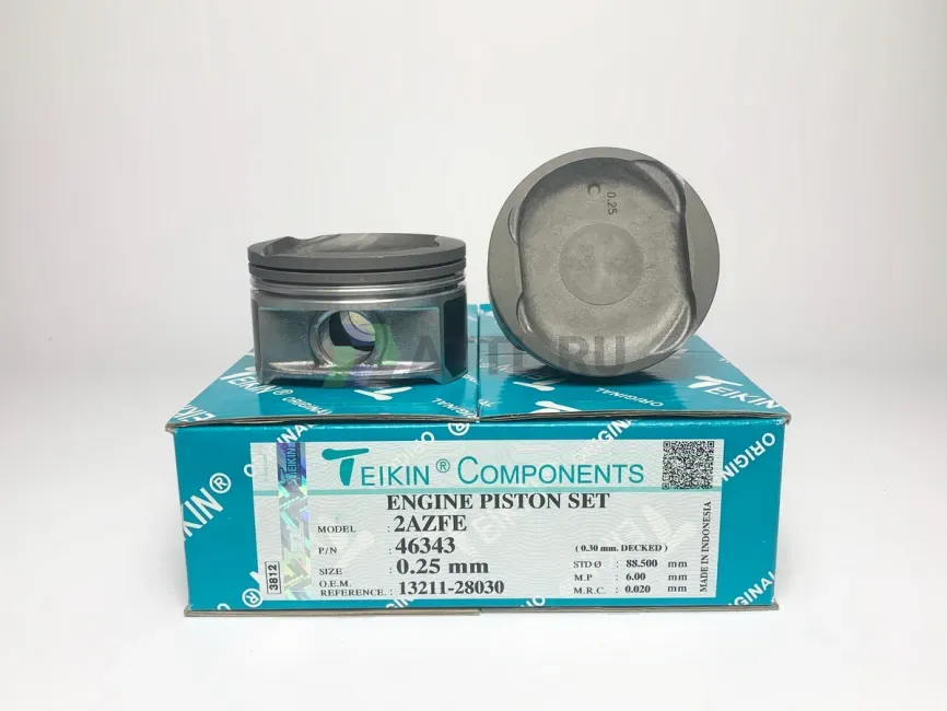 Комплект поршней 2AZ-FE d88,5+0.25 1,2-1,2-2 фото 1