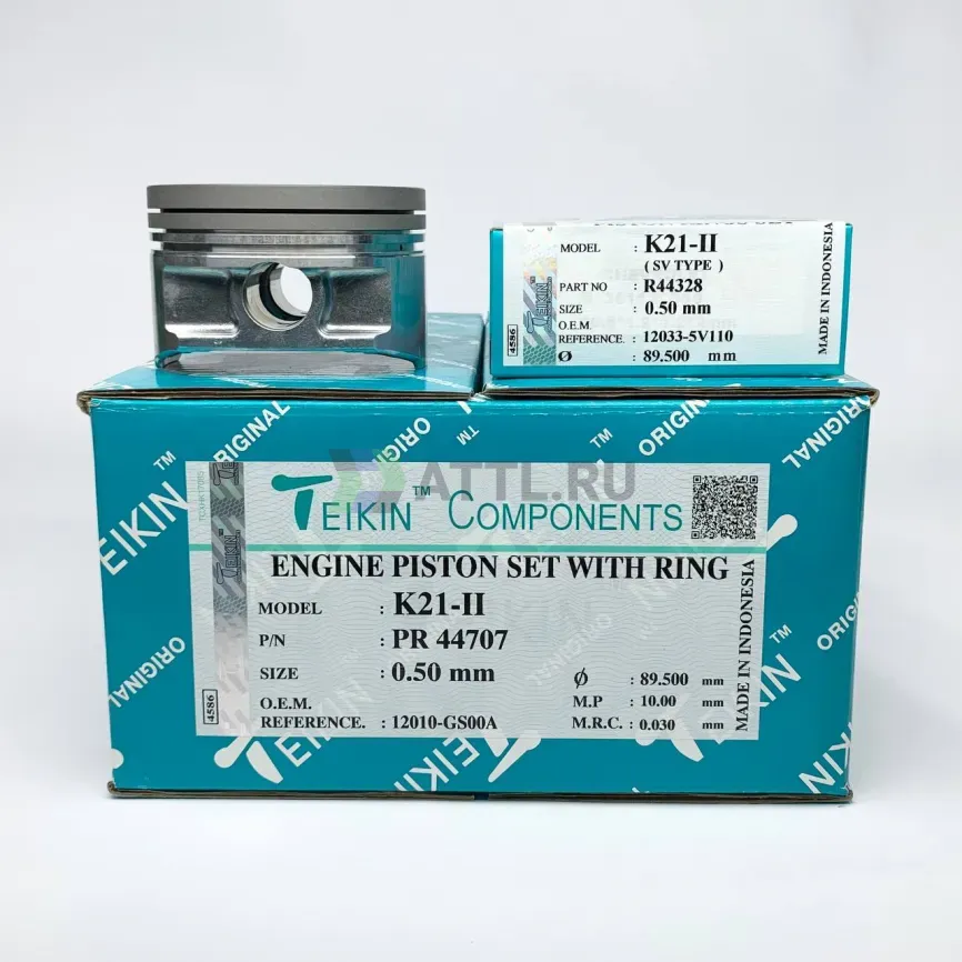 Комплект поршней с кольцами K21-II +0.50 фото 1