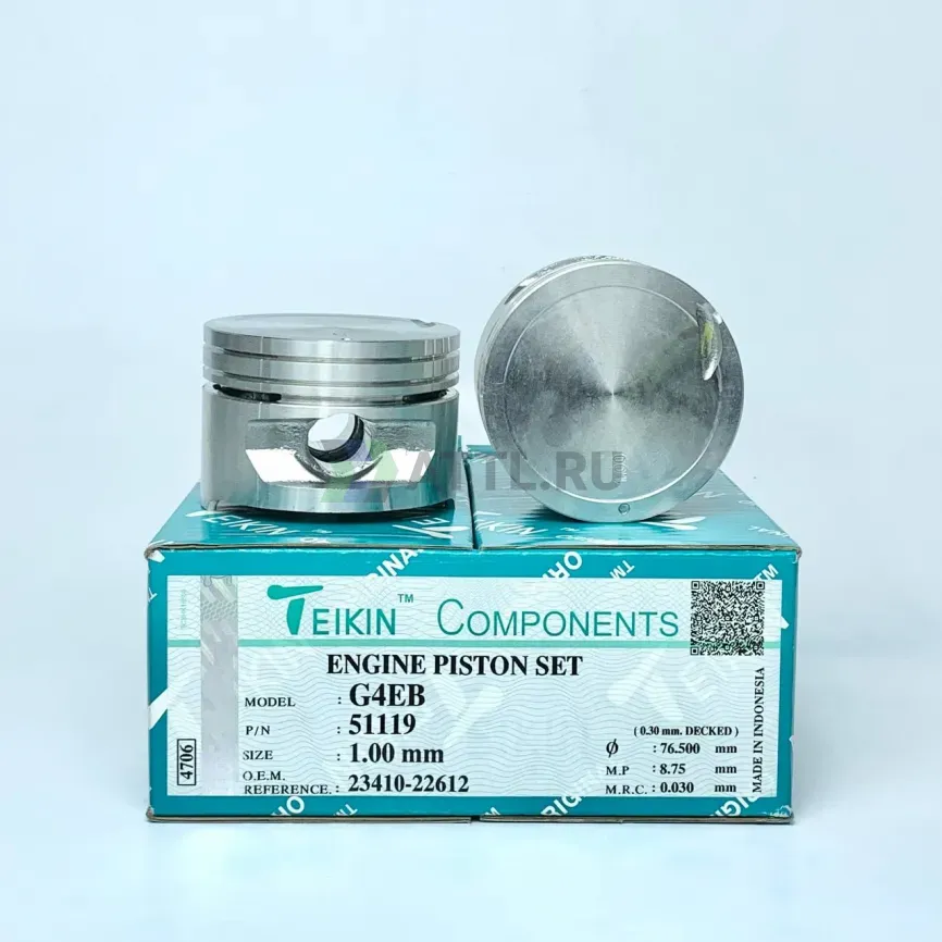 Комплект поршней G4EB фото 1