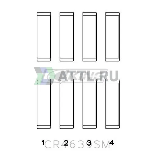 Вкладыши шатунные STD фото 2