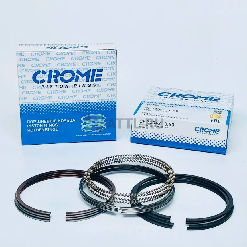 Комплект поршневых колец на 4 цил. +050 G4KD/4B10 фото 1