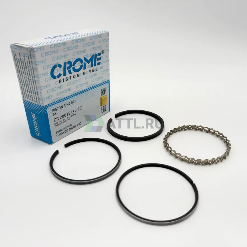 Комплект поршневых колец на 3 цил. +025 F8C фото 1