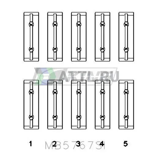 Вкладыши коренные STD фото 2