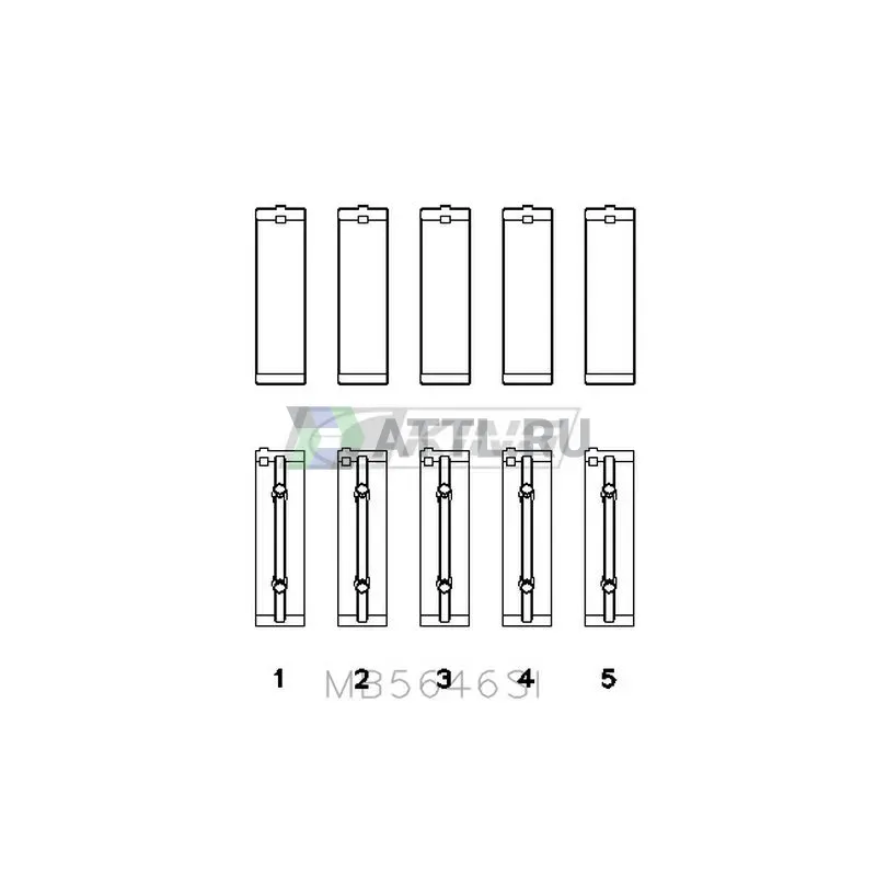 Вкладыши коренные STD фото 2