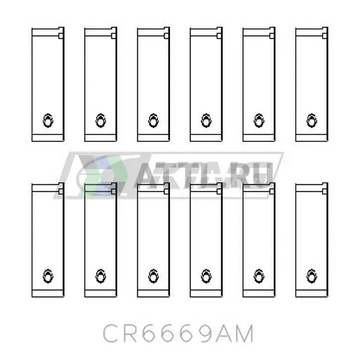 Вкладыши шатунные STD фото 2