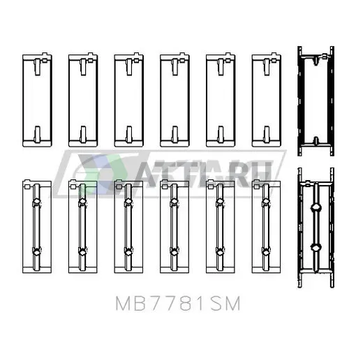 Вкладыши коренные STD фото 2