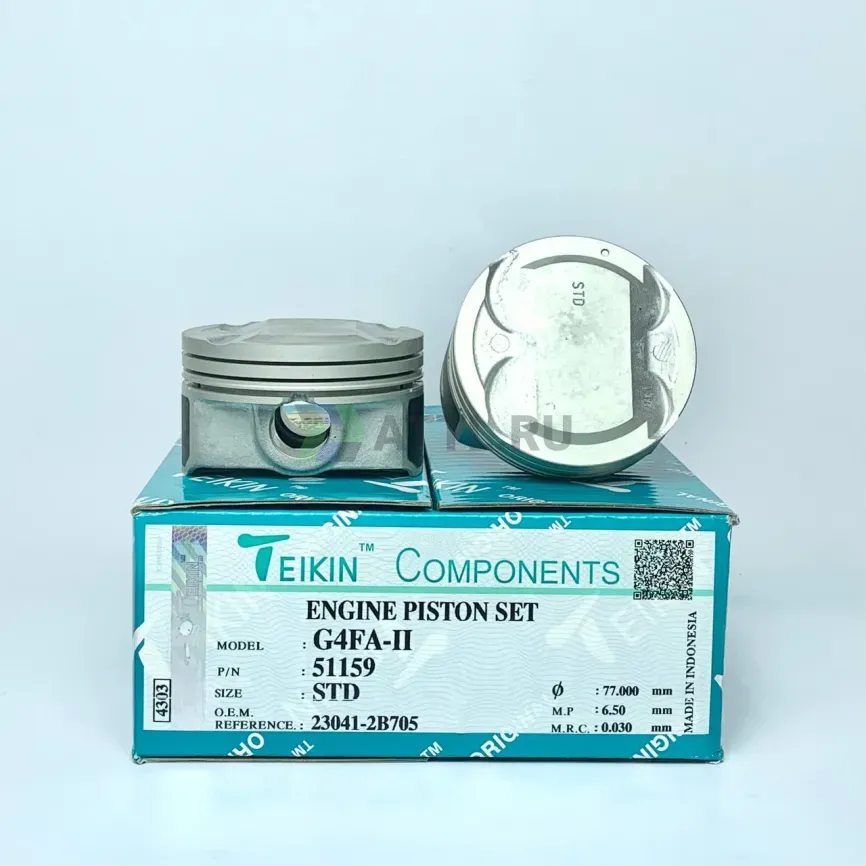Комплект поршней G4FA-II фото 1