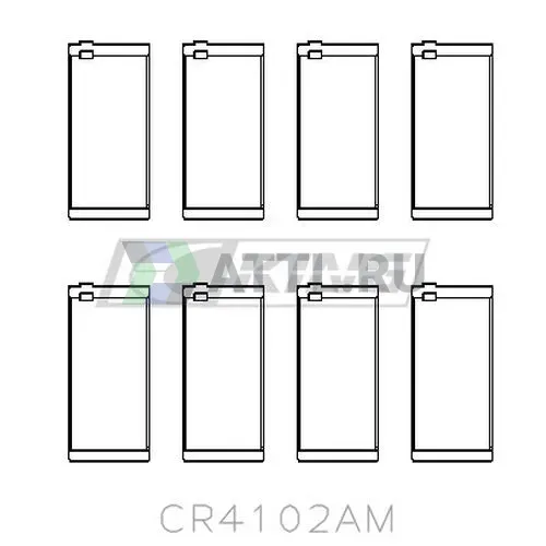 Вкладыши шатунные STD фото 2