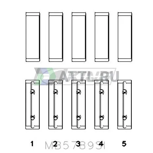 Вкладыши коренные STD фото 2