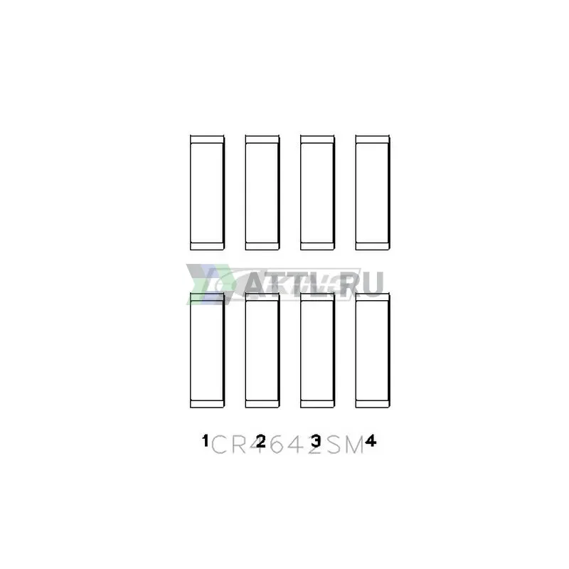 Вкладыши шатунные STD фото 2