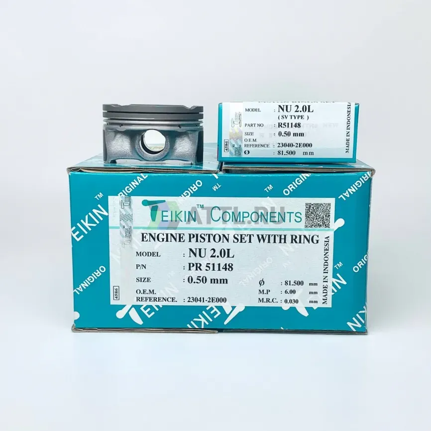 Комплект поршней с кольцами NU 2.0L фото 1