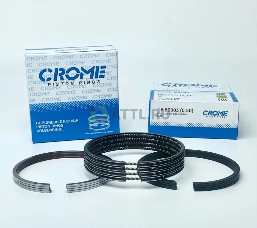 Комплект поршневых колец на 4 цил. +050 S-UAZ фото 1