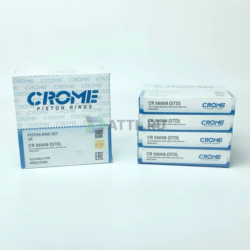 Комплект поршневых колец на 4 цил. STD MMZ/SMD фото 1